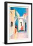 A Glance Down an Alley-Auguste Macke-Framed Premium Giclee Print