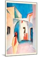 A Glance Down an Alley-Auguste Macke-Mounted Art Print