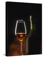 A Glass and a Bottle of Cognac-Armin Faber-Stretched Canvas