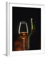 A Glass and a Bottle of Cognac-Armin Faber-Framed Photographic Print