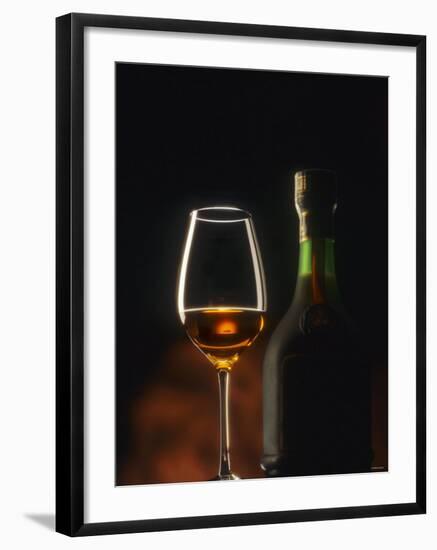 A Glass and a Bottle of Cognac-Armin Faber-Framed Photographic Print