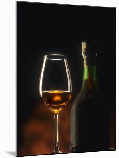 A Glass and a Bottle of Cognac-Armin Faber-Mounted Photographic Print