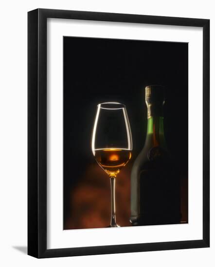 A Glass and a Bottle of Cognac-Armin Faber-Framed Photographic Print