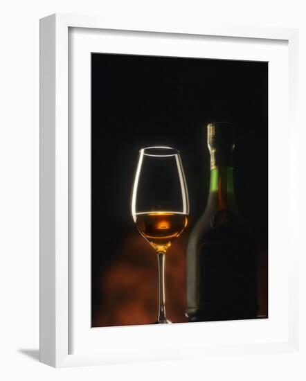 A Glass and a Bottle of Cognac-Armin Faber-Framed Photographic Print