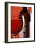 A Glass and Bottle of Chianti-Barbara Bonisolli-Framed Photographic Print