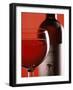 A Glass and Bottle of Chianti-Barbara Bonisolli-Framed Photographic Print