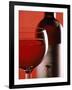 A Glass and Bottle of Chianti-Barbara Bonisolli-Framed Photographic Print