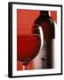 A Glass and Bottle of Chianti-Barbara Bonisolli-Framed Photographic Print