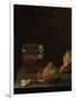 A Glass of Beer and a Bread Roll on a Table-Balthasar Denner-Framed Giclee Print