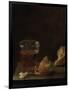 A Glass of Beer and a Bread Roll on a Table-Balthasar Denner-Framed Giclee Print