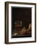 A Glass of Beer and a Bread Roll on a Table-Balthasar Denner-Framed Premium Giclee Print