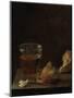 A Glass of Beer and a Bread Roll on a Table-Balthasar Denner-Mounted Premium Giclee Print