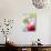 A Glass of Raspberry Soda with Ice Cubes and Lime Slices-null-Stretched Canvas displayed on a wall