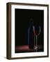 A Glass of Red Wine and a Wine Bottle-Roland Krieg-Framed Photographic Print