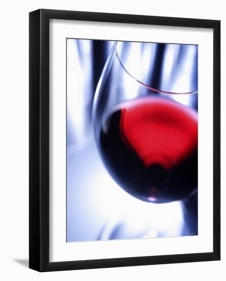 A Glass of Red Wine, Close-Up-Joerg Lehmann-Framed Photographic Print