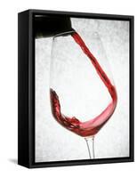 A Glass of Red Wine-Steven Morris-Framed Stretched Canvas