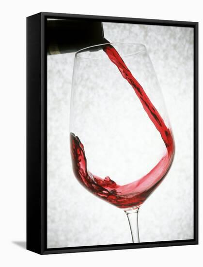 A Glass of Red Wine-Steven Morris-Framed Stretched Canvas