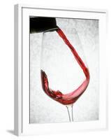A Glass of Red Wine-Steven Morris-Framed Photographic Print