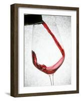 A Glass of Red Wine-Steven Morris-Framed Photographic Print