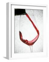 A Glass of Red Wine-Steven Morris-Framed Photographic Print