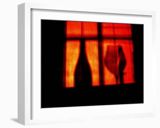 A Glass of Red Wine-Anders Ludvigson-Framed Photographic Print