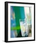 A Glass of Sparkling Mineral Water with a Wedge of Lemon-Brigitte Protzel-Framed Photographic Print