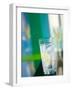 A Glass of Sparkling Mineral Water with a Wedge of Lemon-Brigitte Protzel-Framed Photographic Print