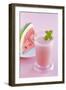 A Glass of Watermelon Smoothie-Flávio Coelho-Framed Photographic Print