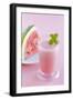 A Glass of Watermelon Smoothie-Flávio Coelho-Framed Photographic Print