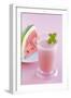 A Glass of Watermelon Smoothie-Flávio Coelho-Framed Photographic Print