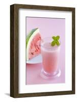 A Glass of Watermelon Smoothie-Flávio Coelho-Framed Photographic Print