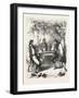 A Glass of Wine in the Garden-null-Framed Giclee Print