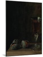 A Glass of Wine with Walnuts on a Table-Balthasar Denner-Mounted Giclee Print