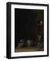 A Glass of Wine with Walnuts on a Table-Balthasar Denner-Framed Giclee Print