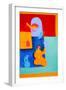 A glimpse at someone else´s kitchen, 1997, (oil on linen)-Cristina Rodriguez-Framed Giclee Print