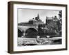A Glimpse of Annan, Dumfries-Shire, Scotland, from across the River Annan-null-Framed Photographic Print