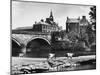 A Glimpse of Annan, Dumfries-Shire, Scotland, from across the River Annan-null-Mounted Photographic Print