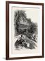 A Glimpse of Bordighera, the Cornice Road, Italy, Liguria----, 19th Century-null-Framed Giclee Print