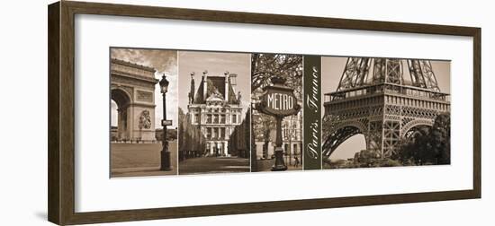 A Glimpse of Paris-Jeff Maihara-Framed Giclee Print