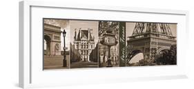 A Glimpse of Paris-Jeff Maihara-Framed Giclee Print