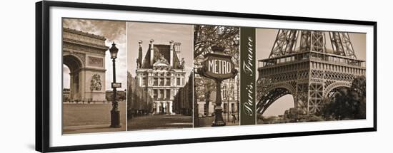 A Glimpse of Paris-Jeff Maihara-Framed Giclee Print