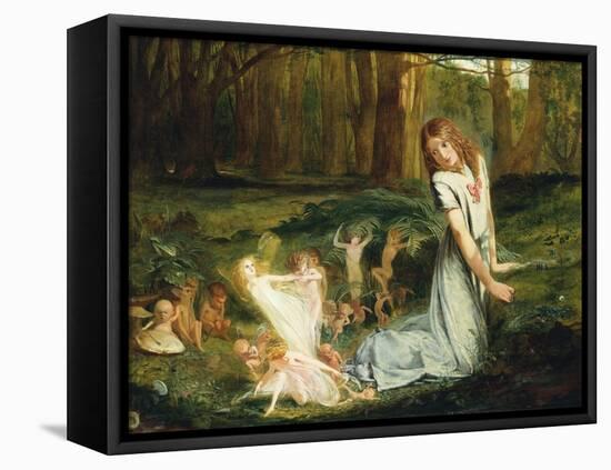 A Glimpse of the Fairies-Charles Hutton Lear-Framed Stretched Canvas