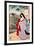 A Glimpse of the Moon - Kaoyo, One Hundred Aspects of the Moon-Yoshitoshi Tsukioka-Framed Giclee Print