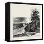 A Glimpse of the Niagara Falls from Clinton, Canada, Nineteenth Century-null-Framed Stretched Canvas