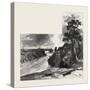 A Glimpse of the Niagara Falls from Clinton, Canada, Nineteenth Century-null-Stretched Canvas