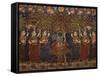 A Gold Chintz Pichhavai of Krishna-null-Framed Stretched Canvas