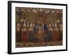 A Gold Chintz Pichhavai of Krishna-null-Framed Giclee Print