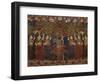 A Gold Chintz Pichhavai of Krishna-null-Framed Giclee Print