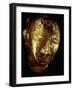 A gold head, probably attached to the royal stool, perhaps the golden stool-null-Framed Giclee Print