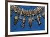 A gold necklace, possibly from the tomb of a priestess, 4th century BC. Artist: Unknown-Unknown-Framed Giclee Print